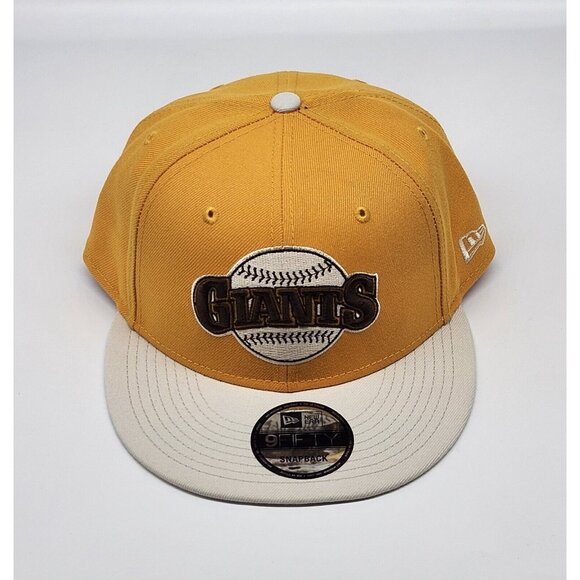 New Era 9FIFTY Gold San Francisco Giants Tiramisu Snapback Hat - Picture 2 of 6